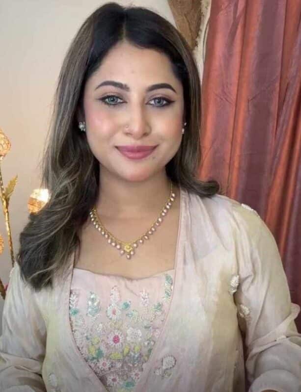 Purple Freshwater Pearl Gold Plated Necklace