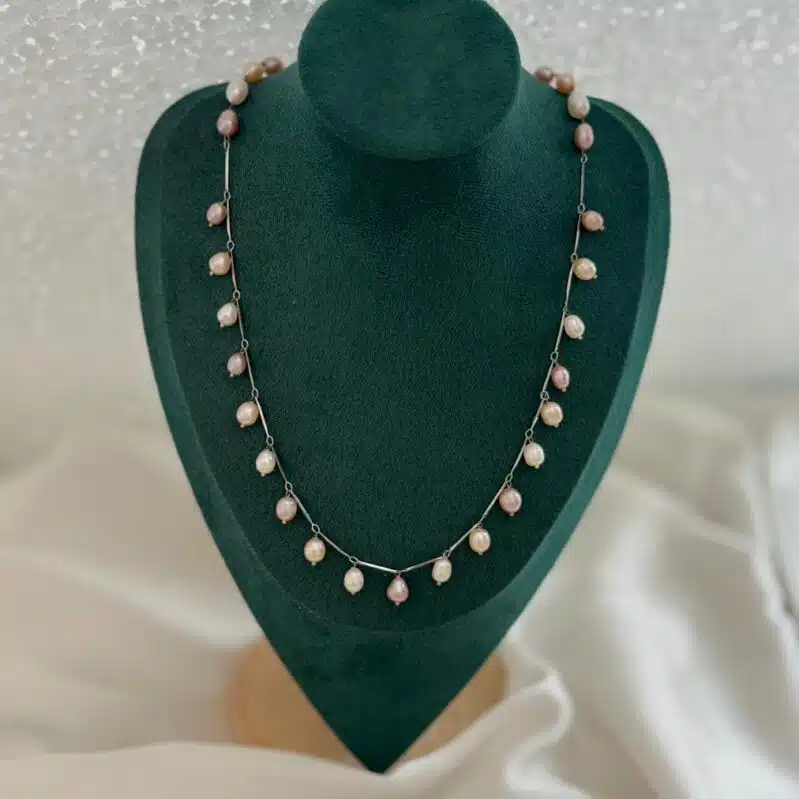 Multicolor AAA Freshwater Pearl Long Necklace