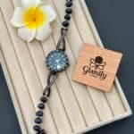 Black Peacock Pearl Women Watch