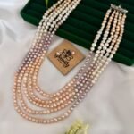 5 Layer Freshwater Baroque Pearl Necklace