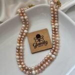 Multicolor Freshwater Pearl Necklace Double Layer
