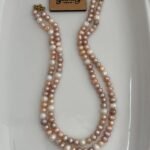 Multicolor Freshwater Pearl Necklace Double Layer